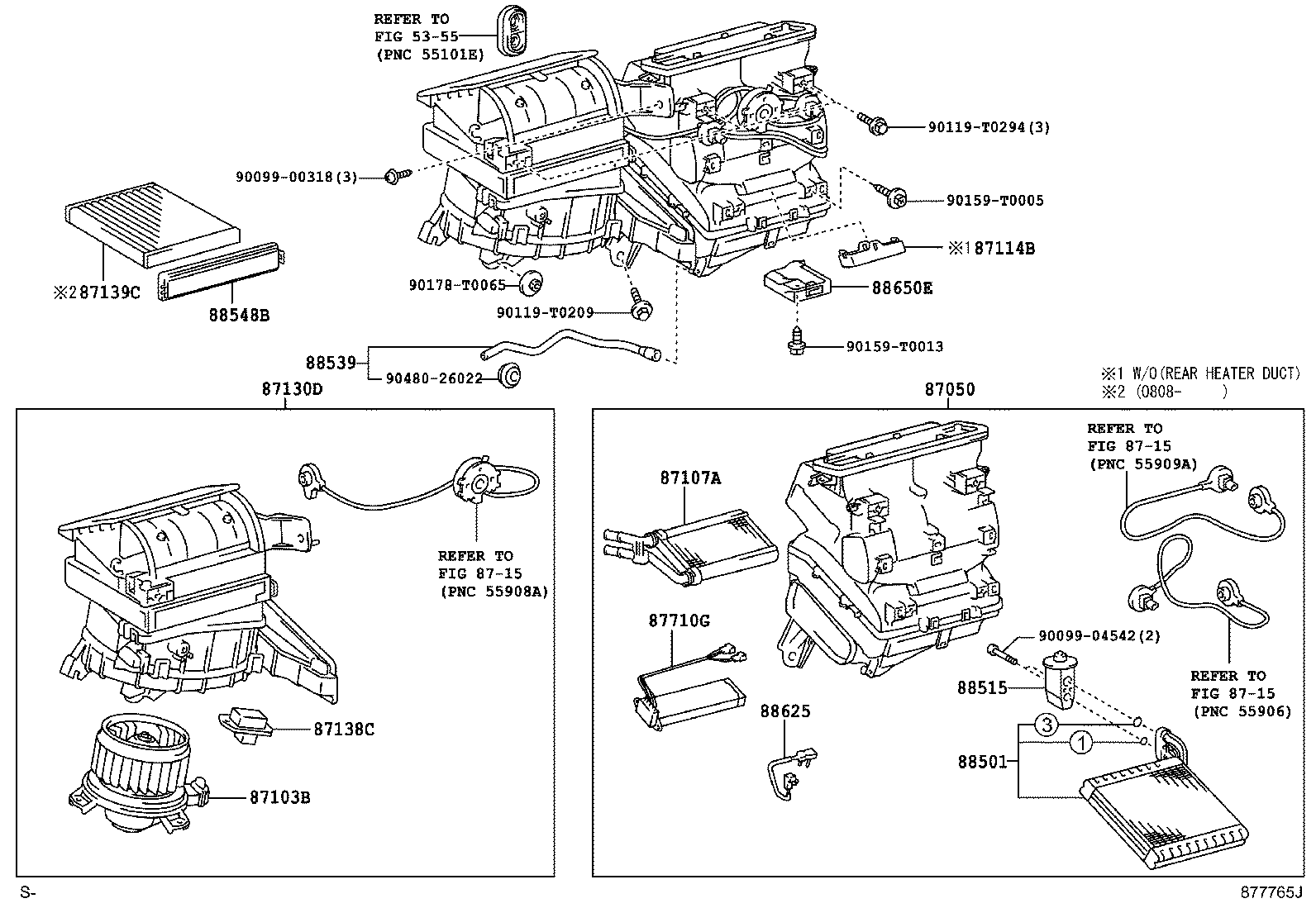 87010-0K331 UNIT ASSY, AIR CONDITIONER product image