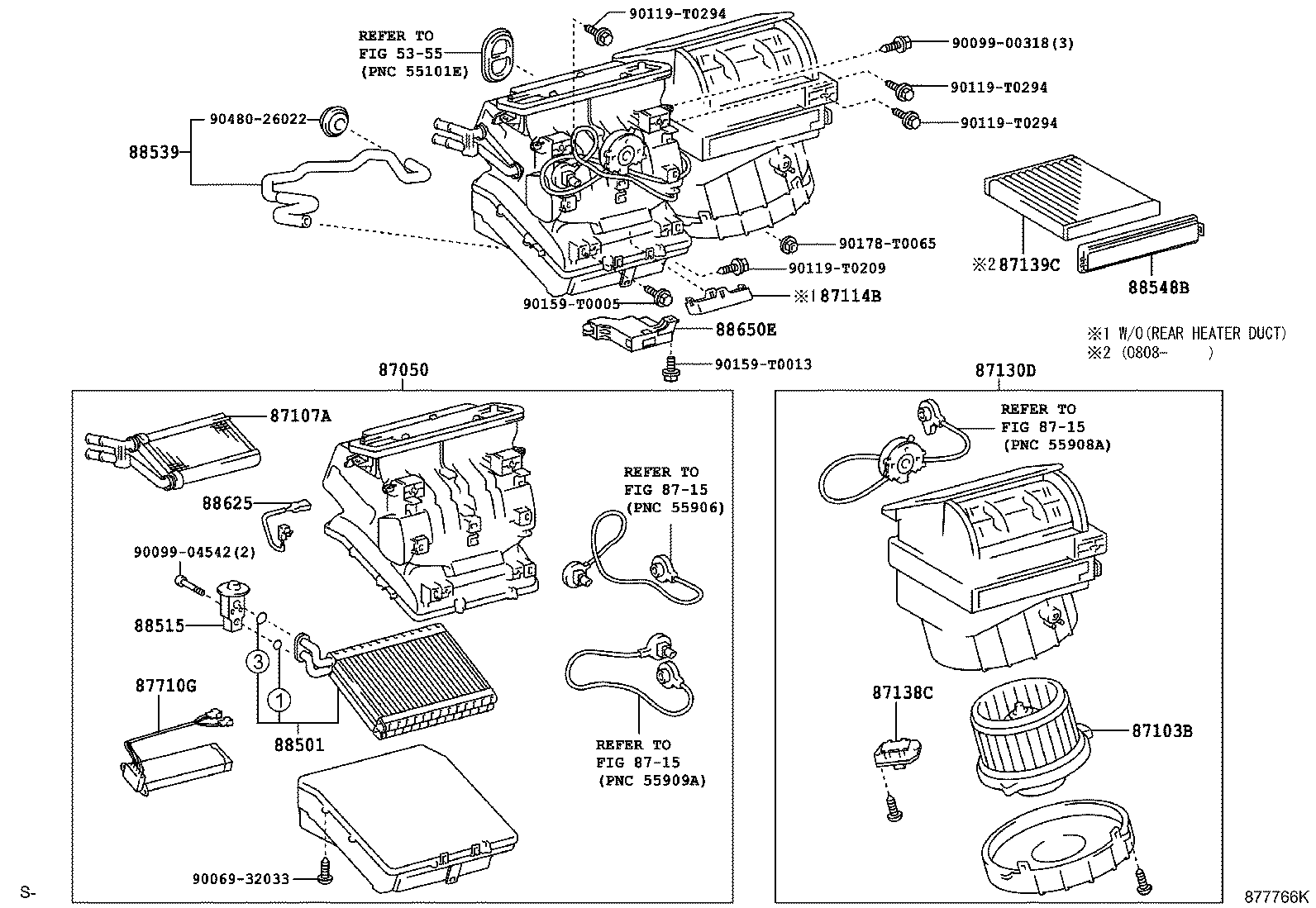 87010-0K331 UNIT ASSY, AIR CONDITIONER product image