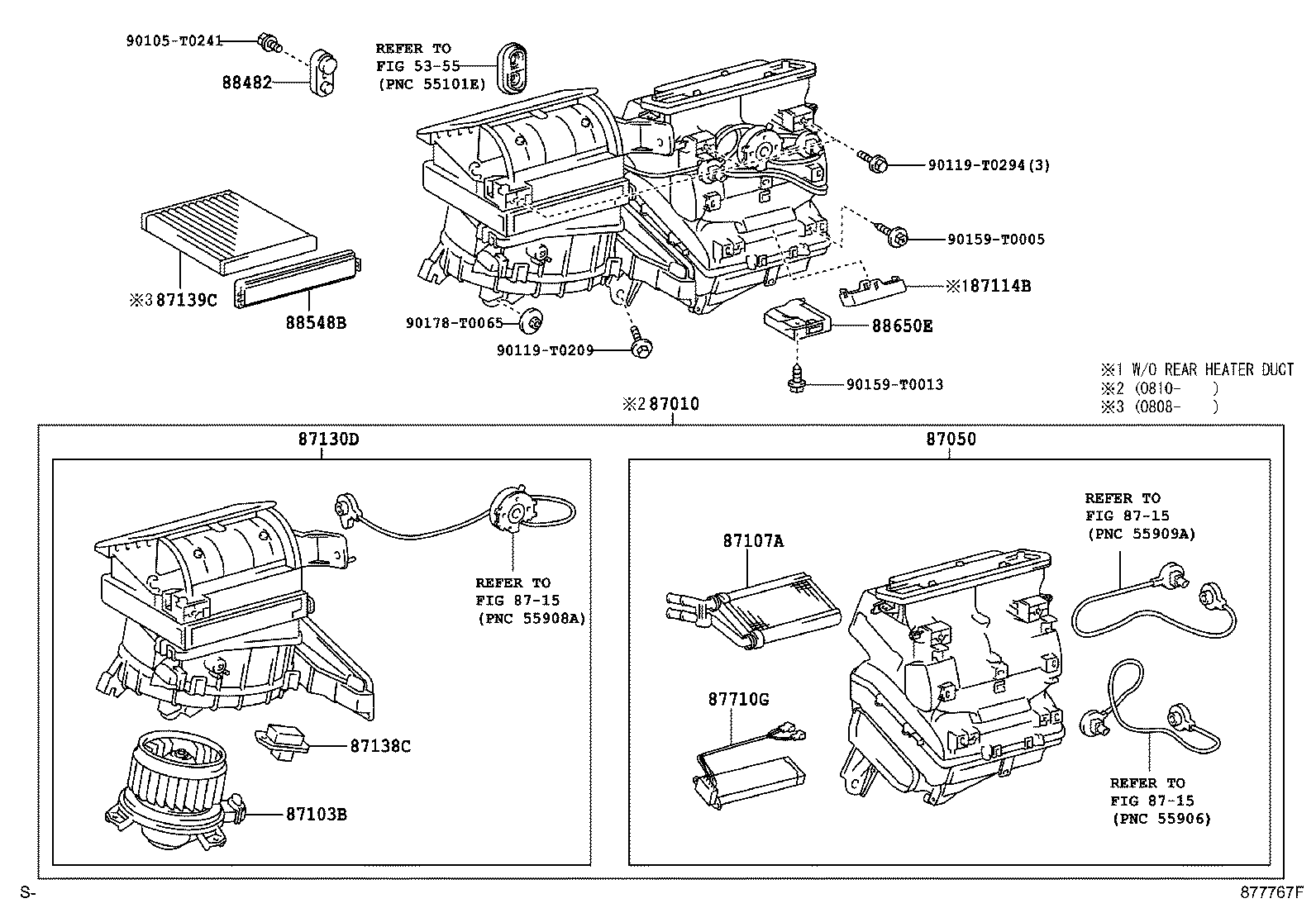 87010-0K331 UNIT ASSY, AIR CONDITIONER product image