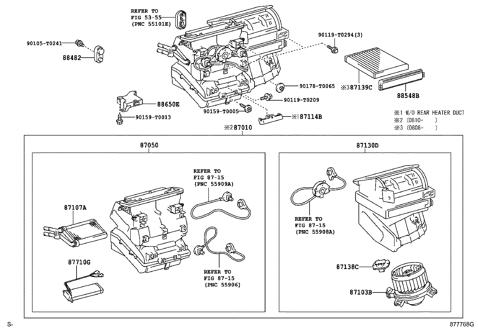 87010-0K331 UNIT ASSY, AIR CONDITIONER product image