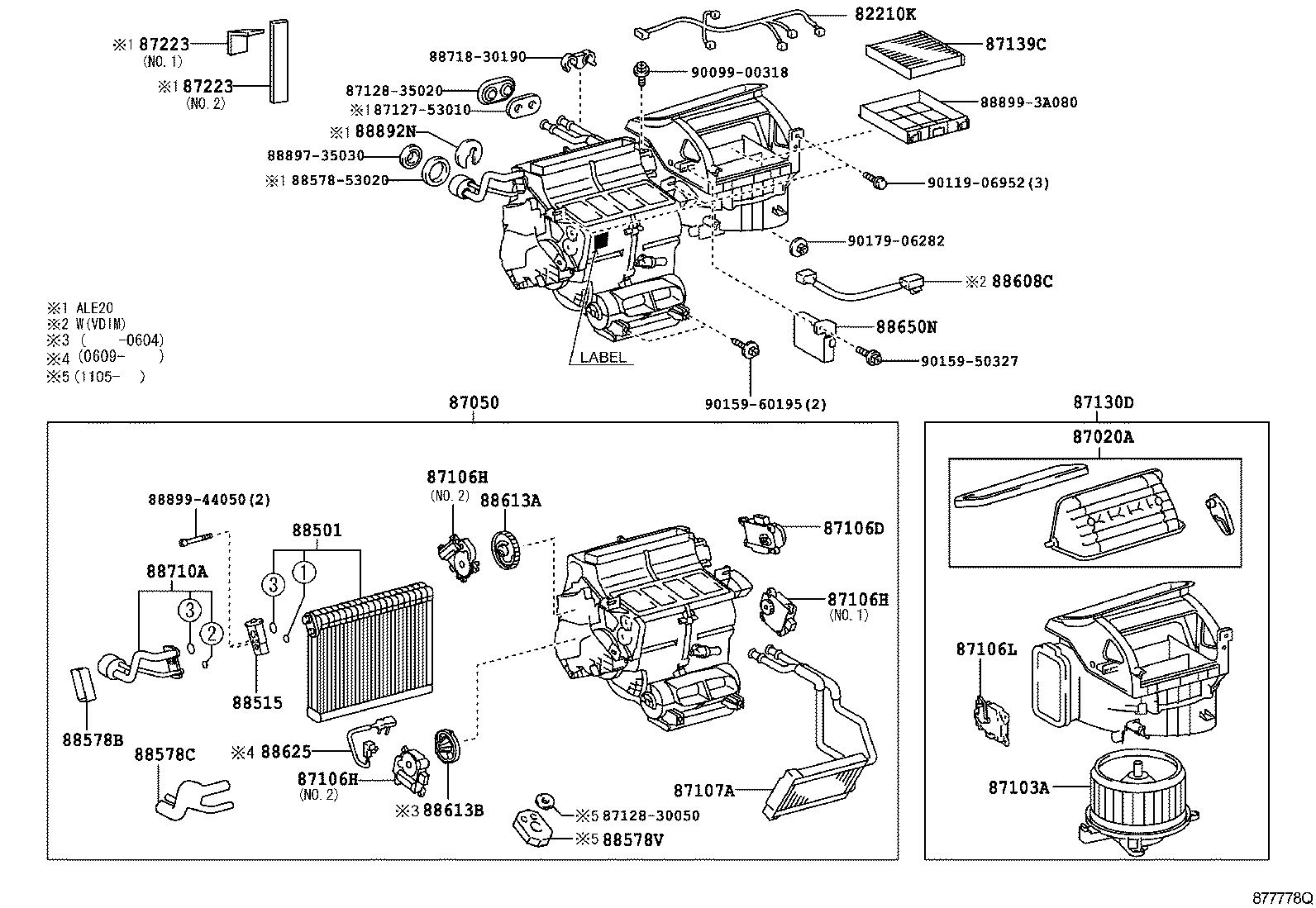 87103-30401 MOTOR SUB-ASSY, COOLING UNIT, W/FAN product image