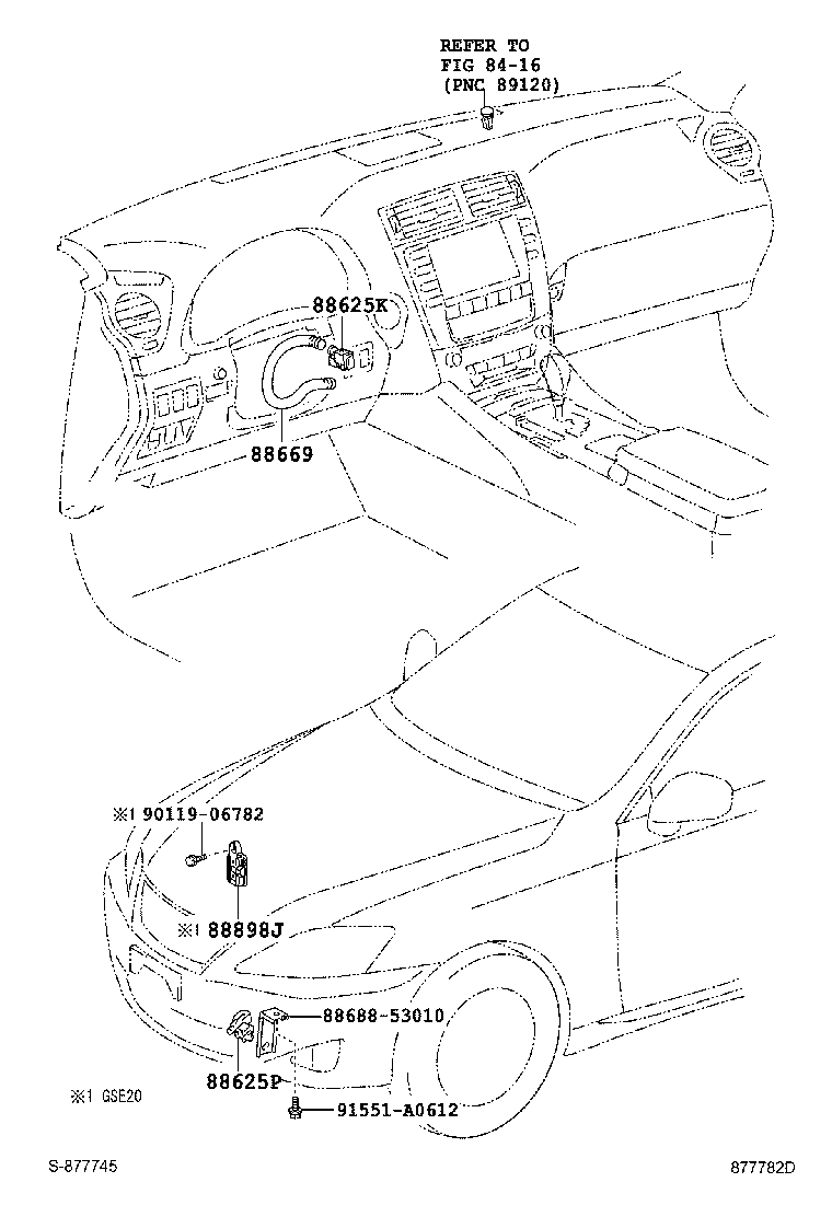58862-53010 DUCT, CONSOLE BOX, NO.2 product image