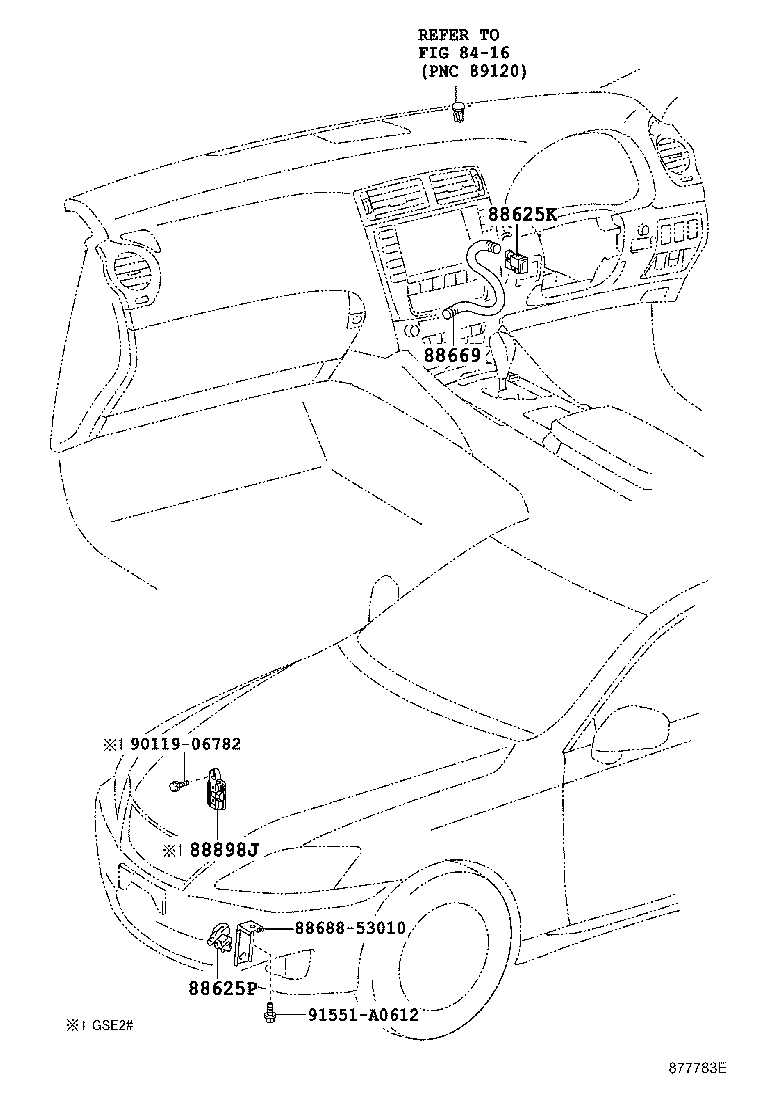 58862-53010 DUCT, CONSOLE BOX, NO.2 product image