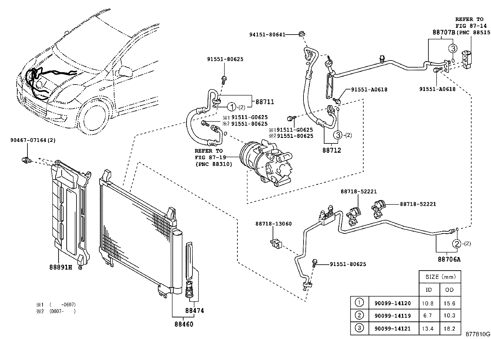 Toyota 88460-52130 CONDENSER ASSY, COOLER