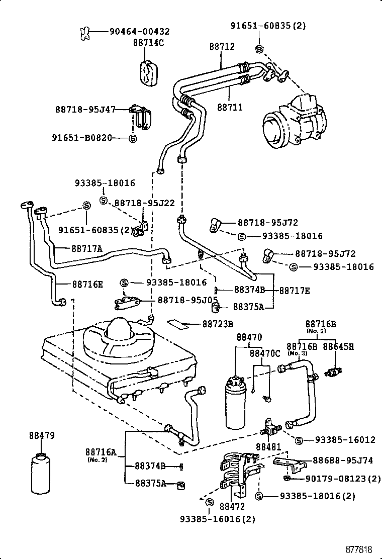 88453-95J00 FAN, COOLING (FOR CONDENSER) product image