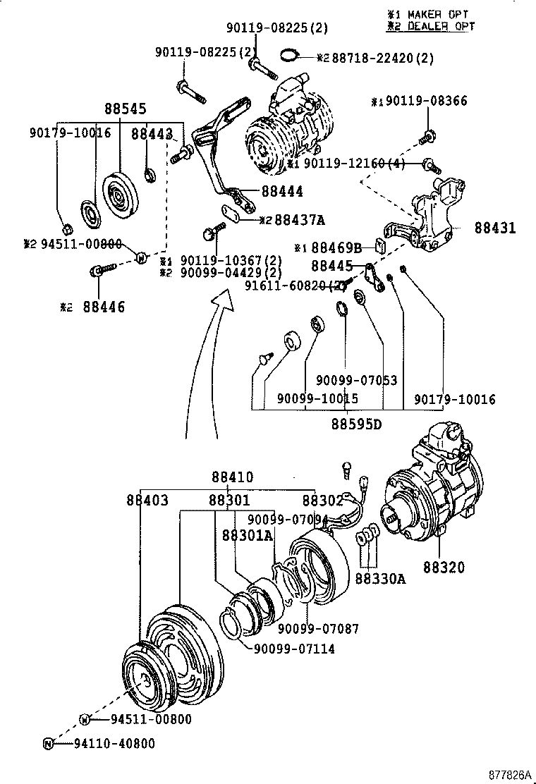 88320-30640 COMPRESSOR ASSY, COOLER product image