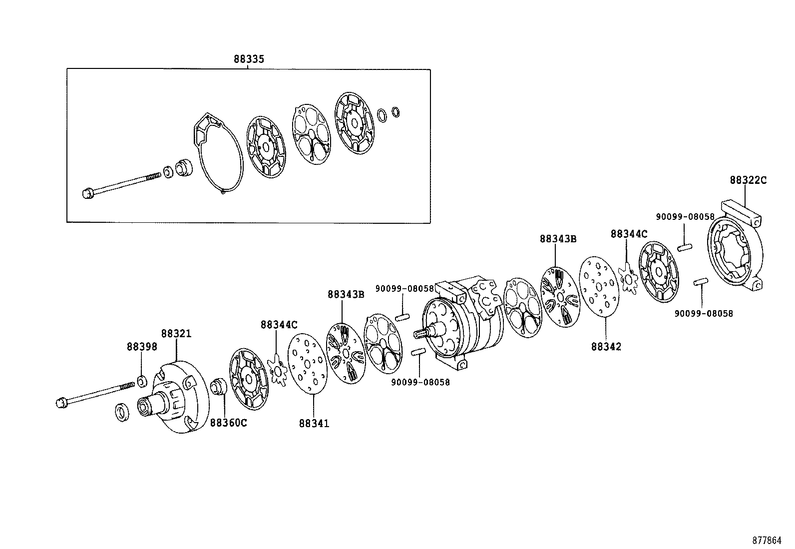 88320-02100 COMPRESSOR ASSY, COOLER product image