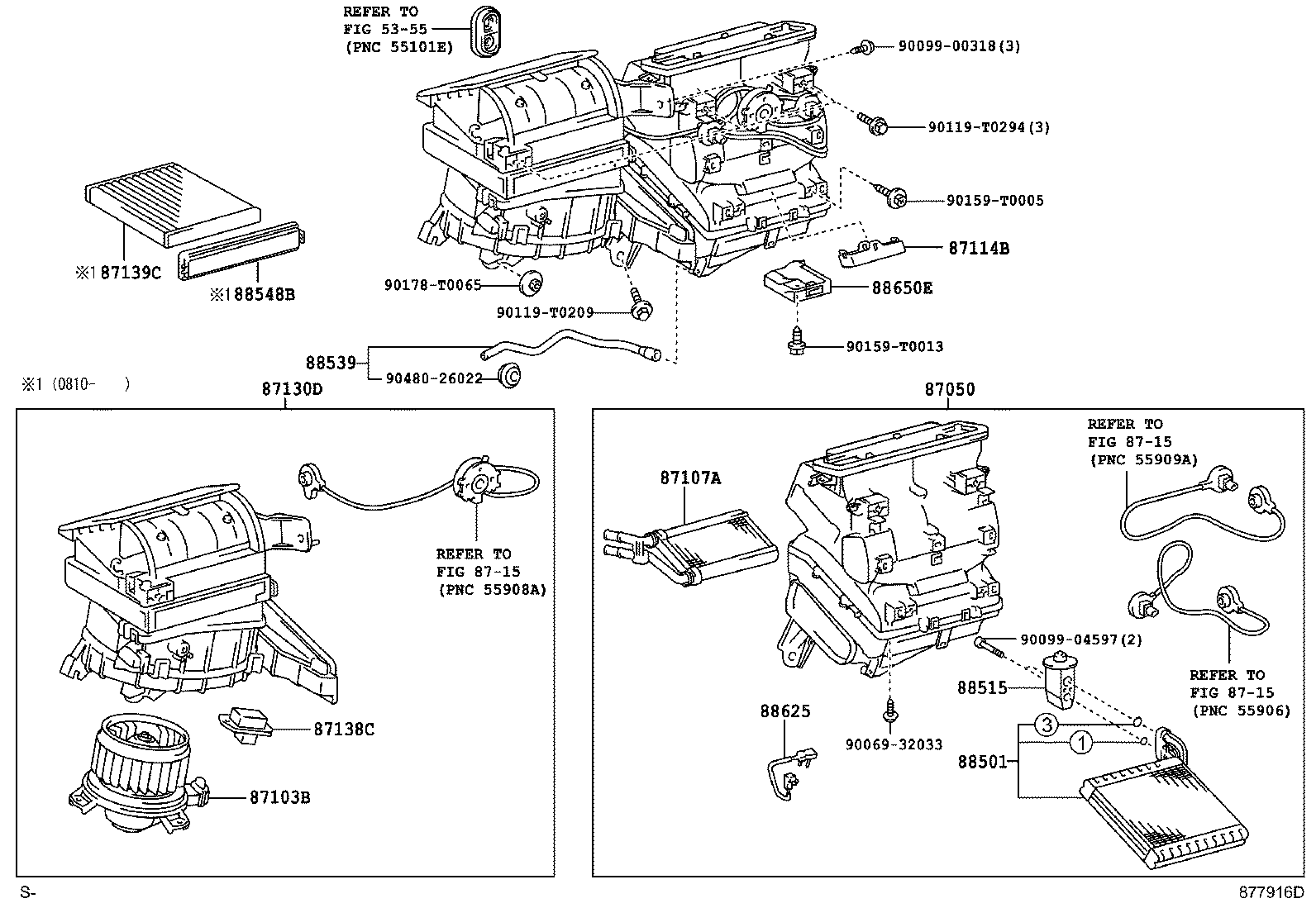 87010-0K040 UNIT ASSY, AIR CONDITIONER product image