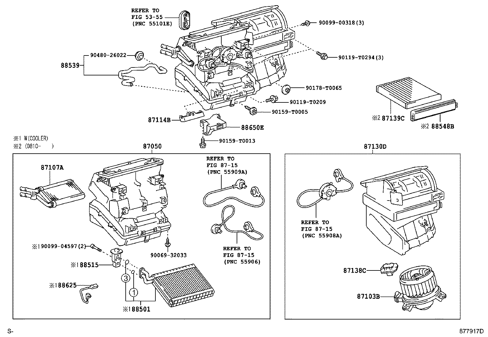 87010-0K040 UNIT ASSY, AIR CONDITIONER product image