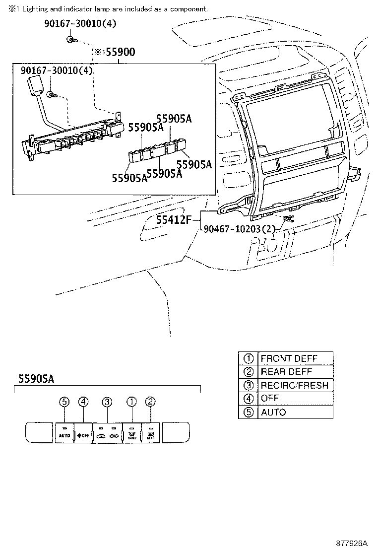 55844-0G020 DUCT, HEATER TO REGISTER, NO.2 product image