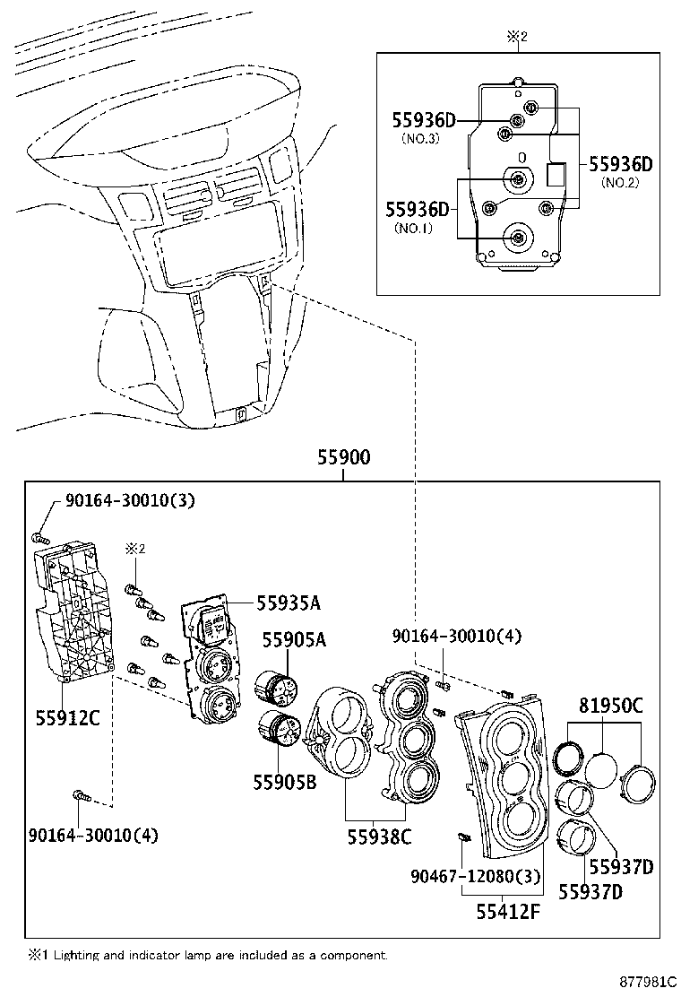 Thumbnail 2 for 55900-0D280-B0