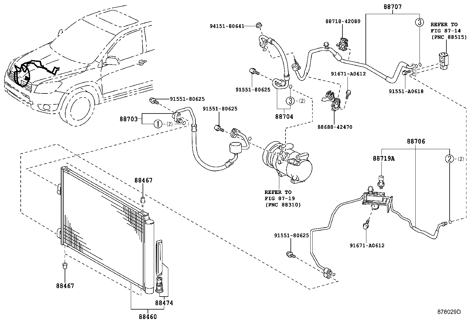 88707-42110 PIPE SUB-ASSY, SUCTION product image