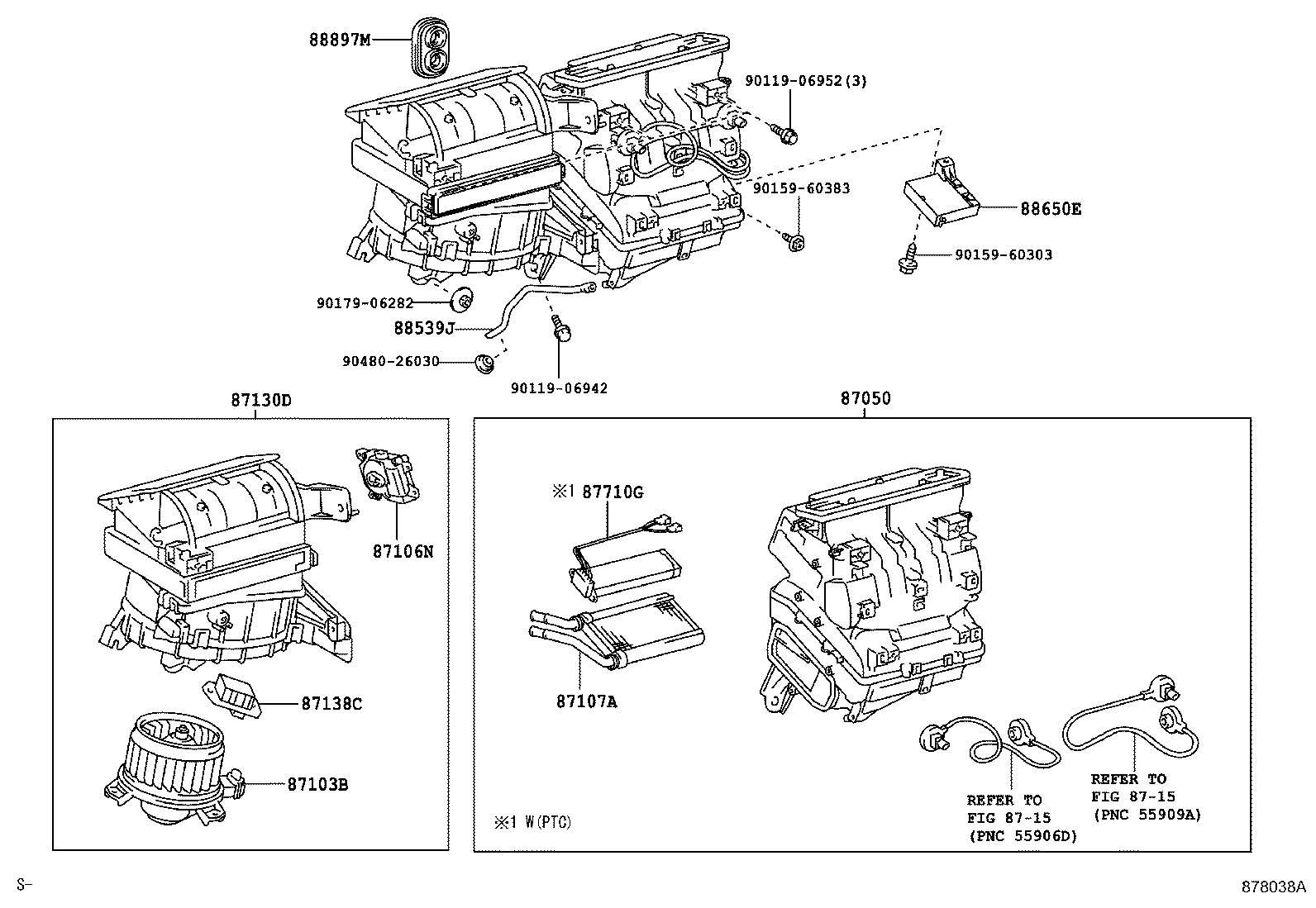 87130-42291 BLOWER ASSY product image