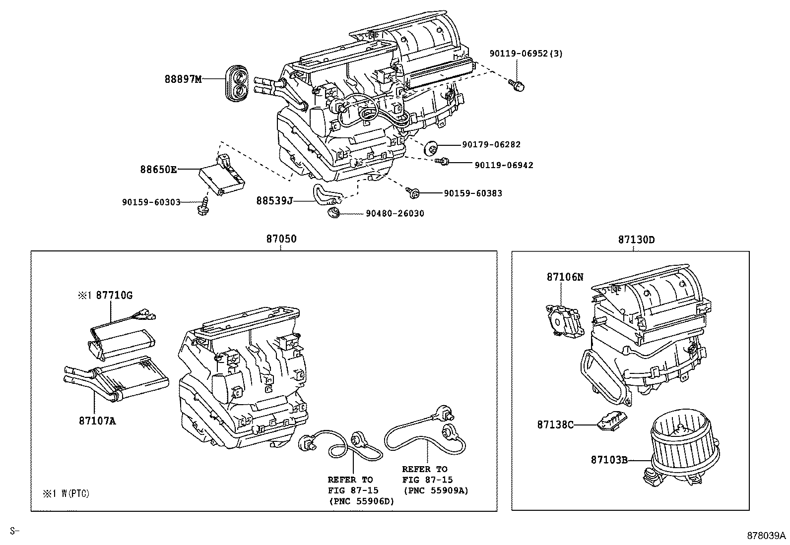 87130-42291 BLOWER ASSY product image