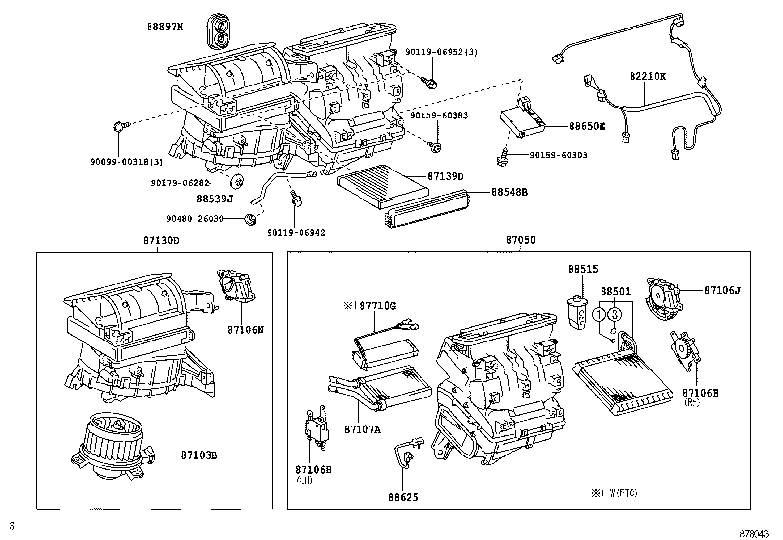 87130-42291 BLOWER ASSY product image