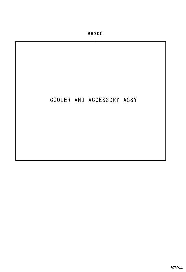 88300-0D220 COOLER & ACCESSORY ASSY product image
