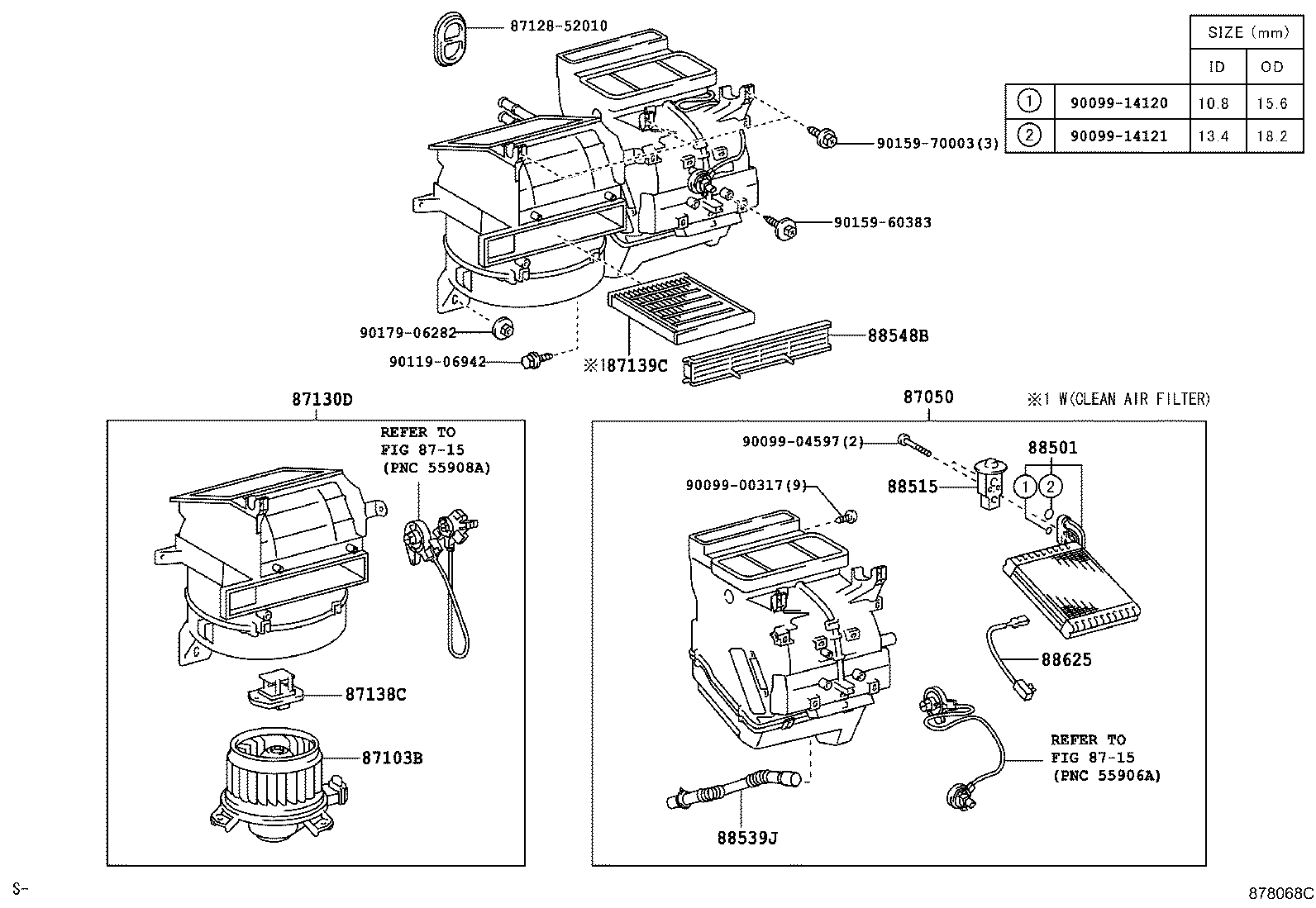 87050-52170 RADIATOR ASSY, AIR CONDITIONER product image