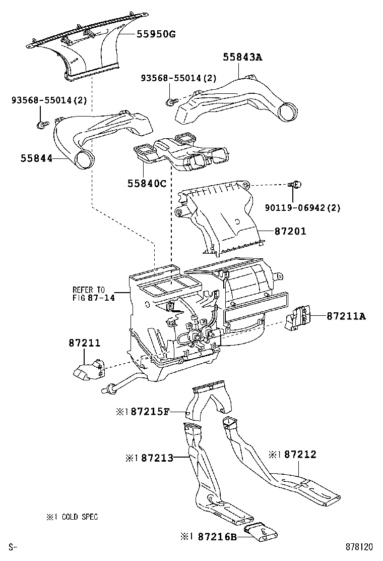 55902-52170 CONTROL SUB-ASSY, HEATER product image
