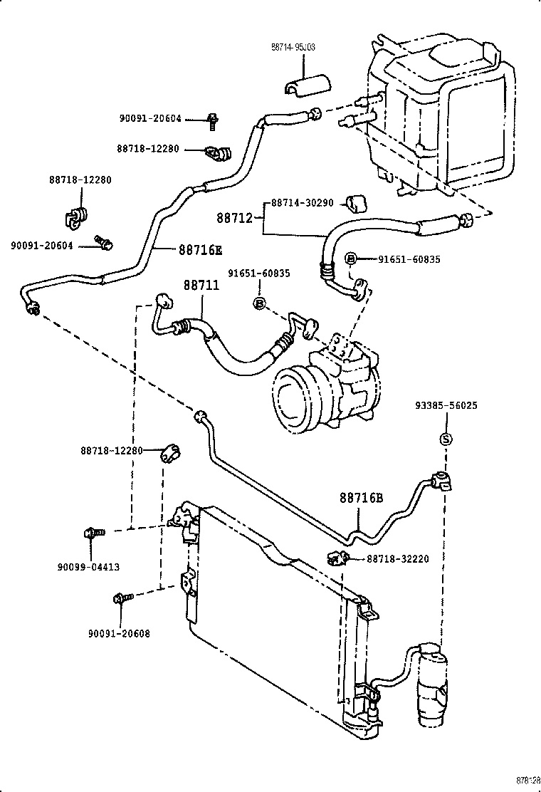 88460-35150 CONDENSER ASSY, COOLER product image