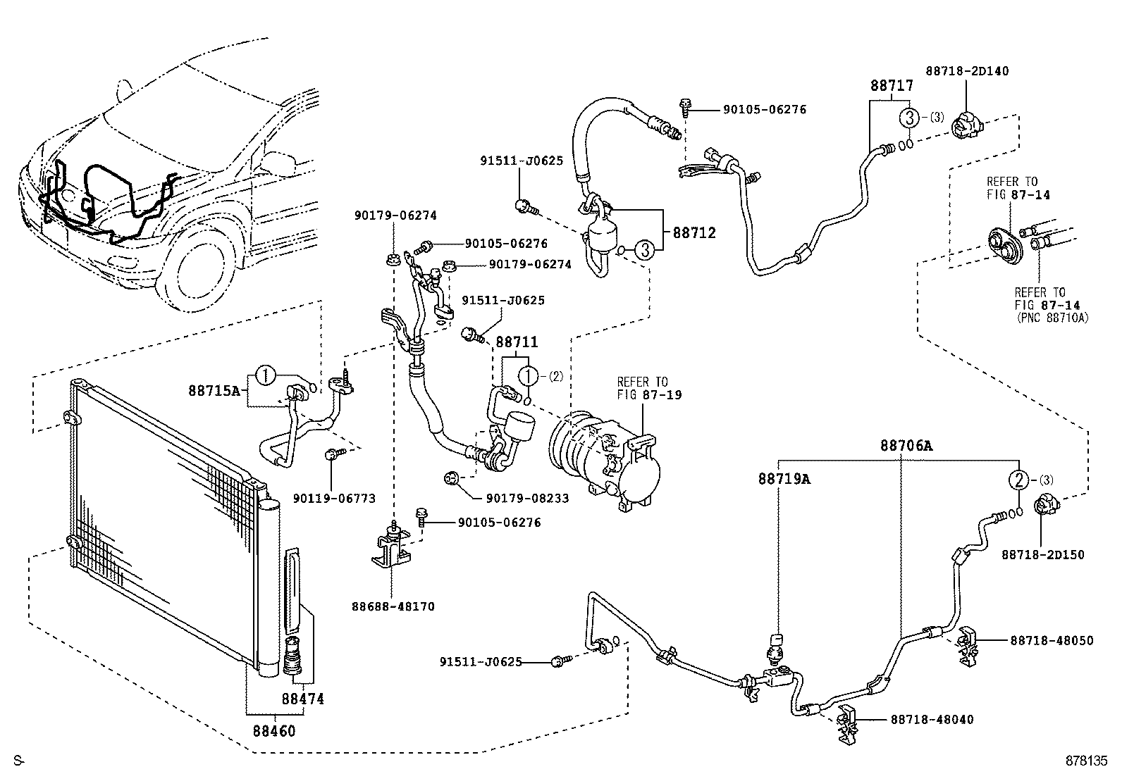 88460-48091 CONDENSER ASSY, COOLER product image