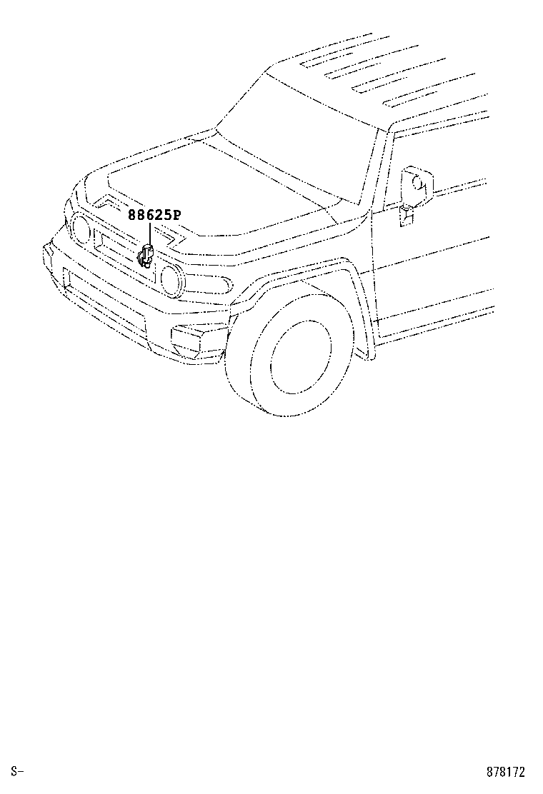 55844-35100 DUCT, HEATER TO REGISTER, NO.2 product image
