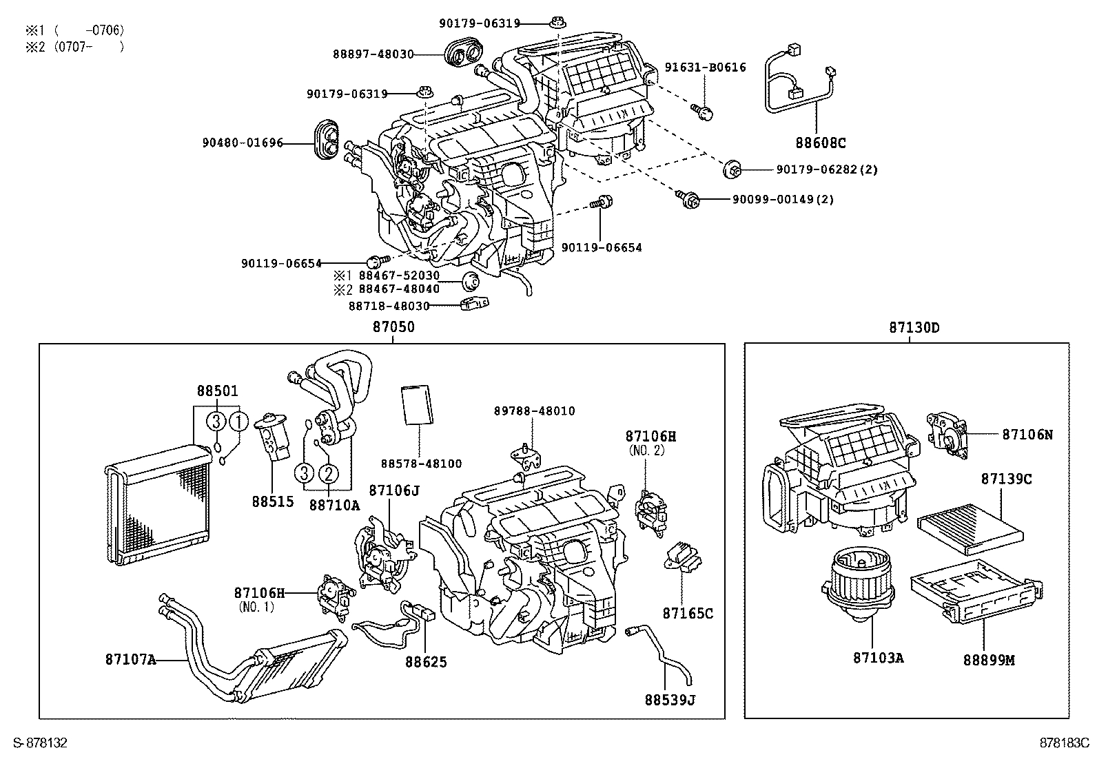 87103-48030 MOTOR SUB-ASSY, COOLING UNIT, W/FAN product image