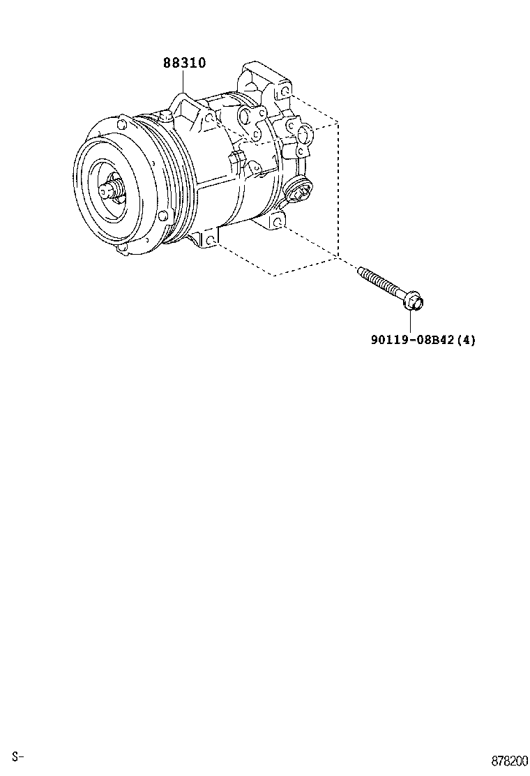 88410-33150 CLUTCH ASSY, MAGNET product image