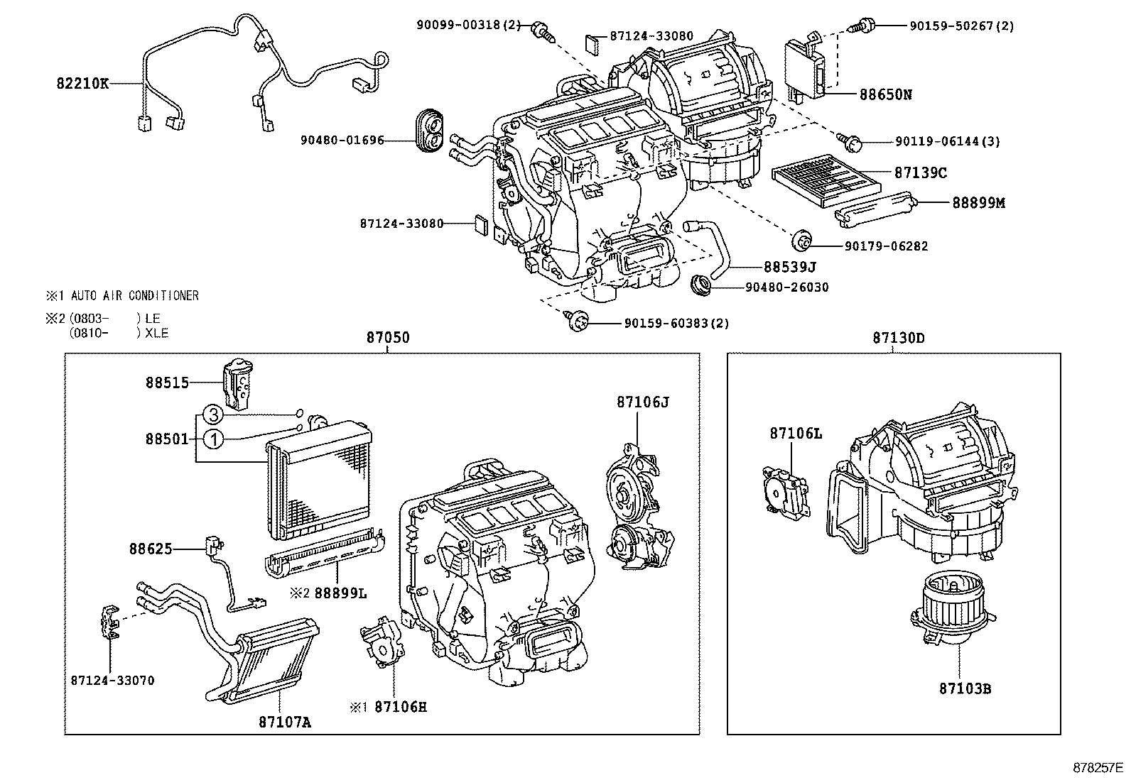 Toyota 87050-33620 RADIATOR ASSY, AIR CONDITIONER