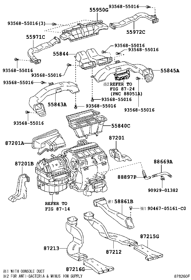 55901-33050 BASE SUB-ASSY, HEATER CONTROL product image