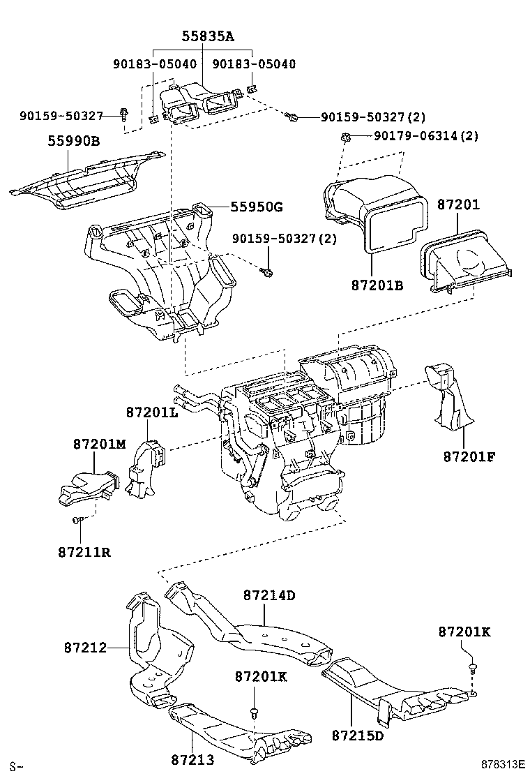 55902-28441 PANEL SUB-ASSY, AIR CONDITIONER product image