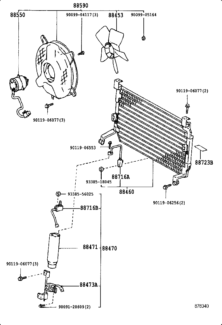 88704-20091 HOSE SUB-ASSY, SUCTION product image