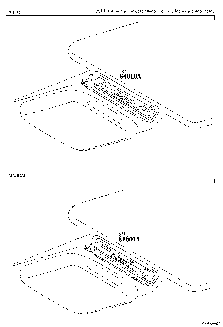 55902-28441 PANEL SUB-ASSY, AIR CONDITIONER product image