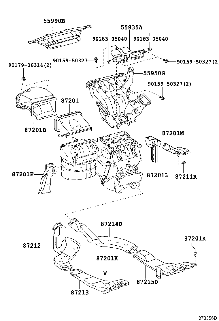 55902-28441 PANEL SUB-ASSY, AIR CONDITIONER product image