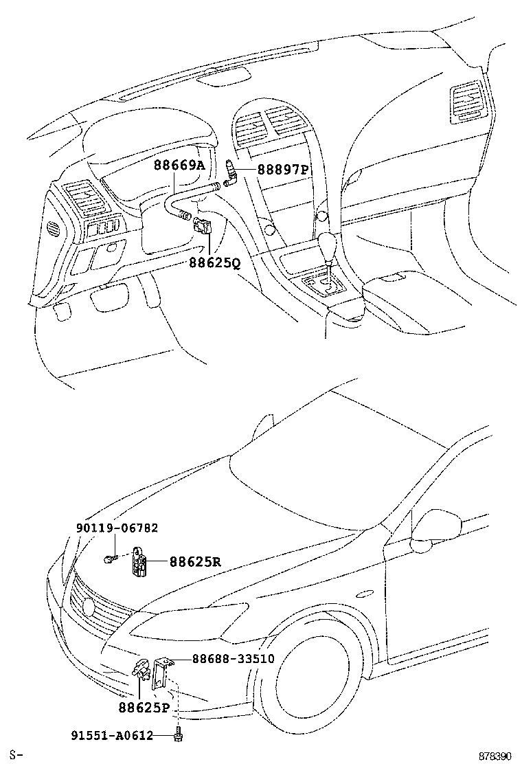 55902-33490 PANEL SUB-ASSY, AIR CONDITIONER product image