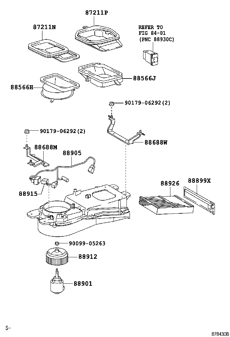 88899-8C001 PLATE, AIR PURIFIER COVER product image