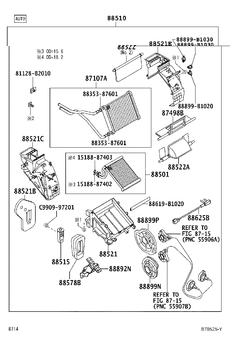 87103-B1050 CASE, HEATER, NO.1 product image