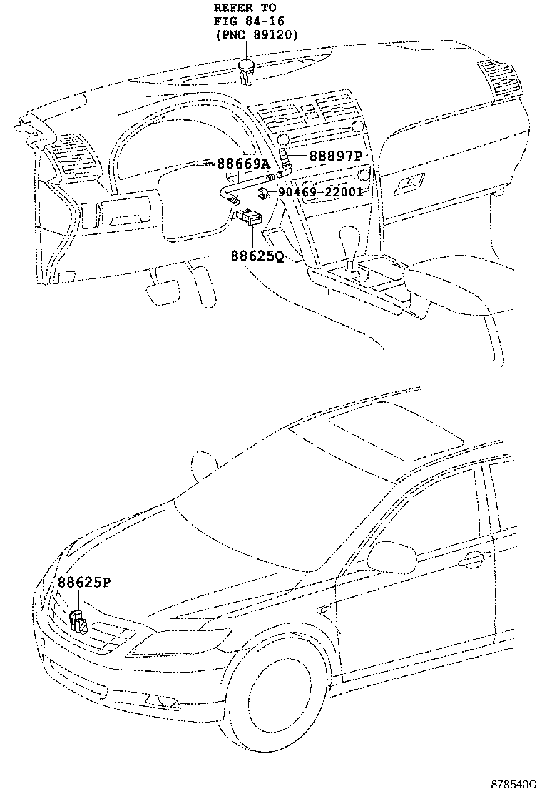 55844-06100 DUCT, HEATER TO REGISTER, NO.2 product image