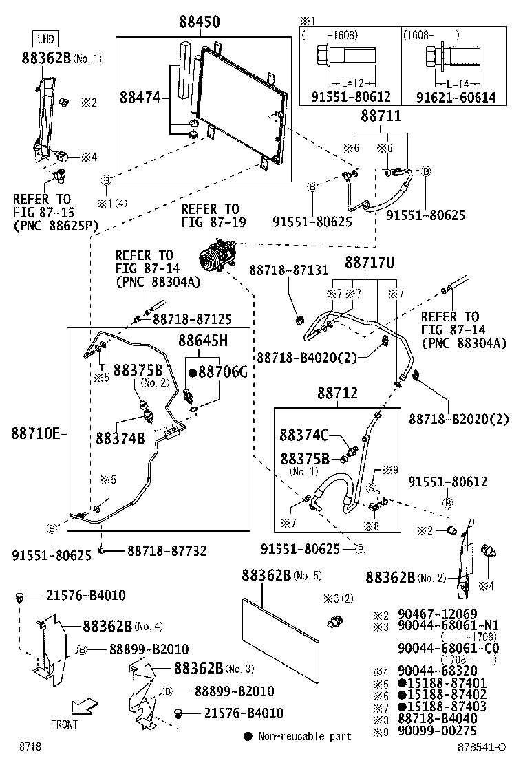 Toyota 88474-B4010 DRYER, COOLER