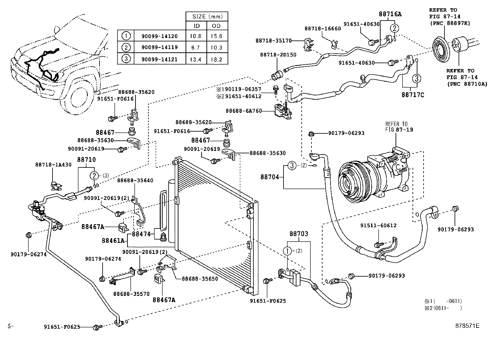 88712-35620 HOSE, SUCTION product image