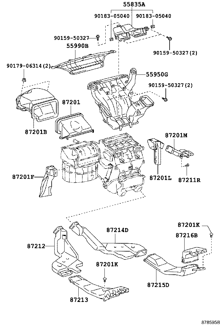 55902-28480 PANEL SUB-ASSY, AIR CONDITIONER product image