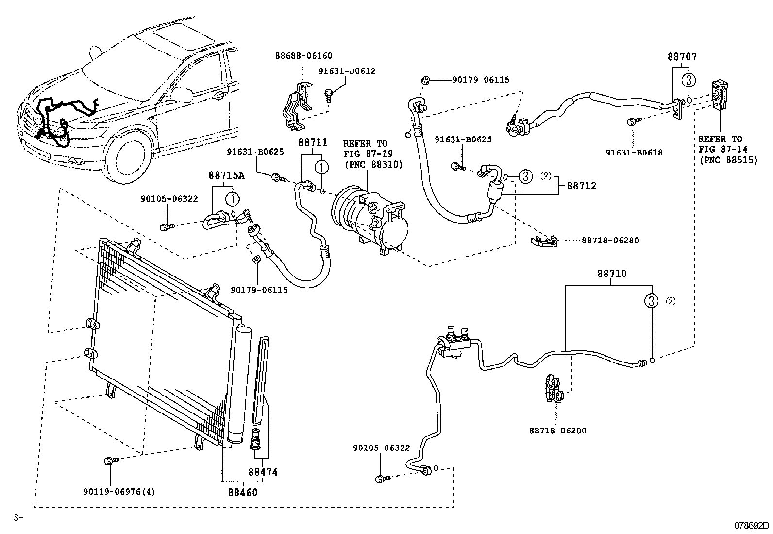 88460-06170 CONDENSER ASSY, COOLER product image