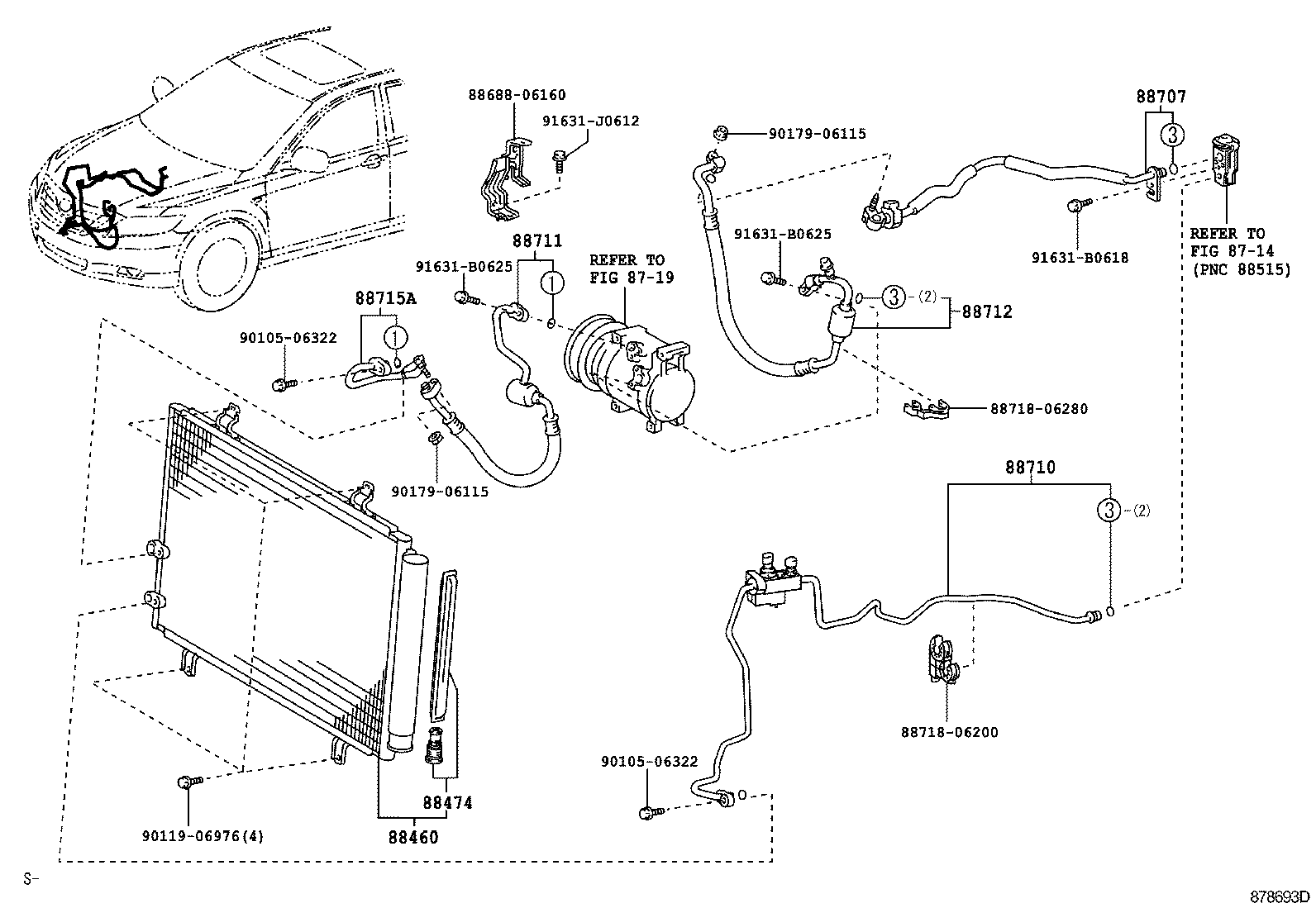88460-06170 CONDENSER ASSY, COOLER product image