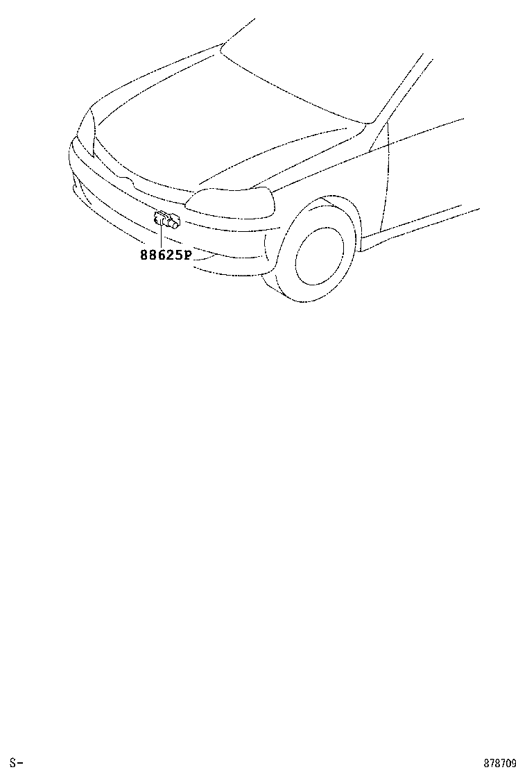 55844-0D030 DUCT, HEATER TO REGISTER, NO.2 product image