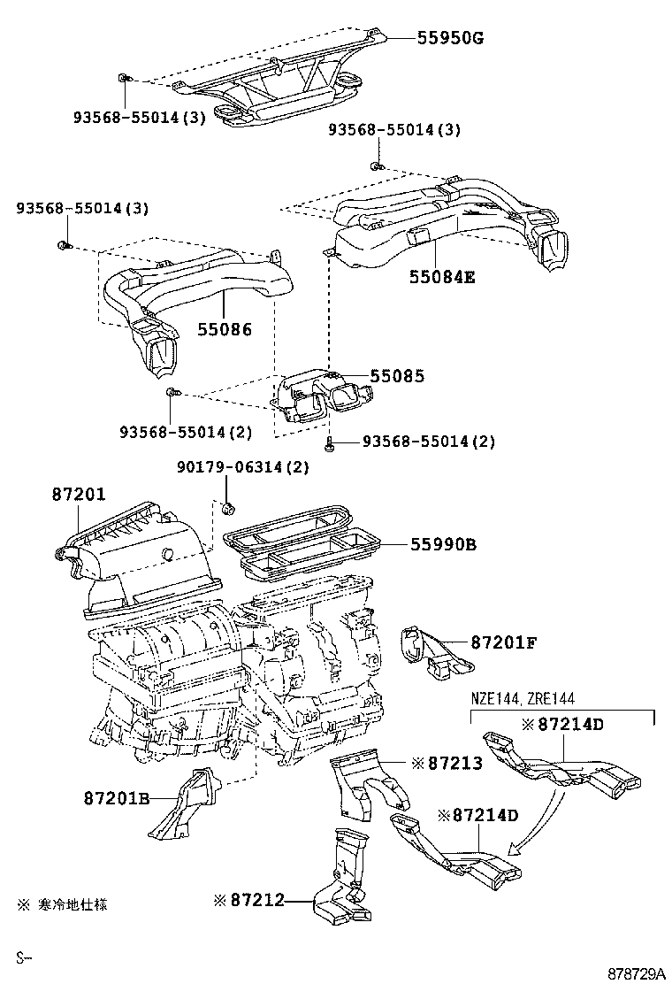 55900-12C60 CONTROL ASSY, AIR CONDITIONER product image