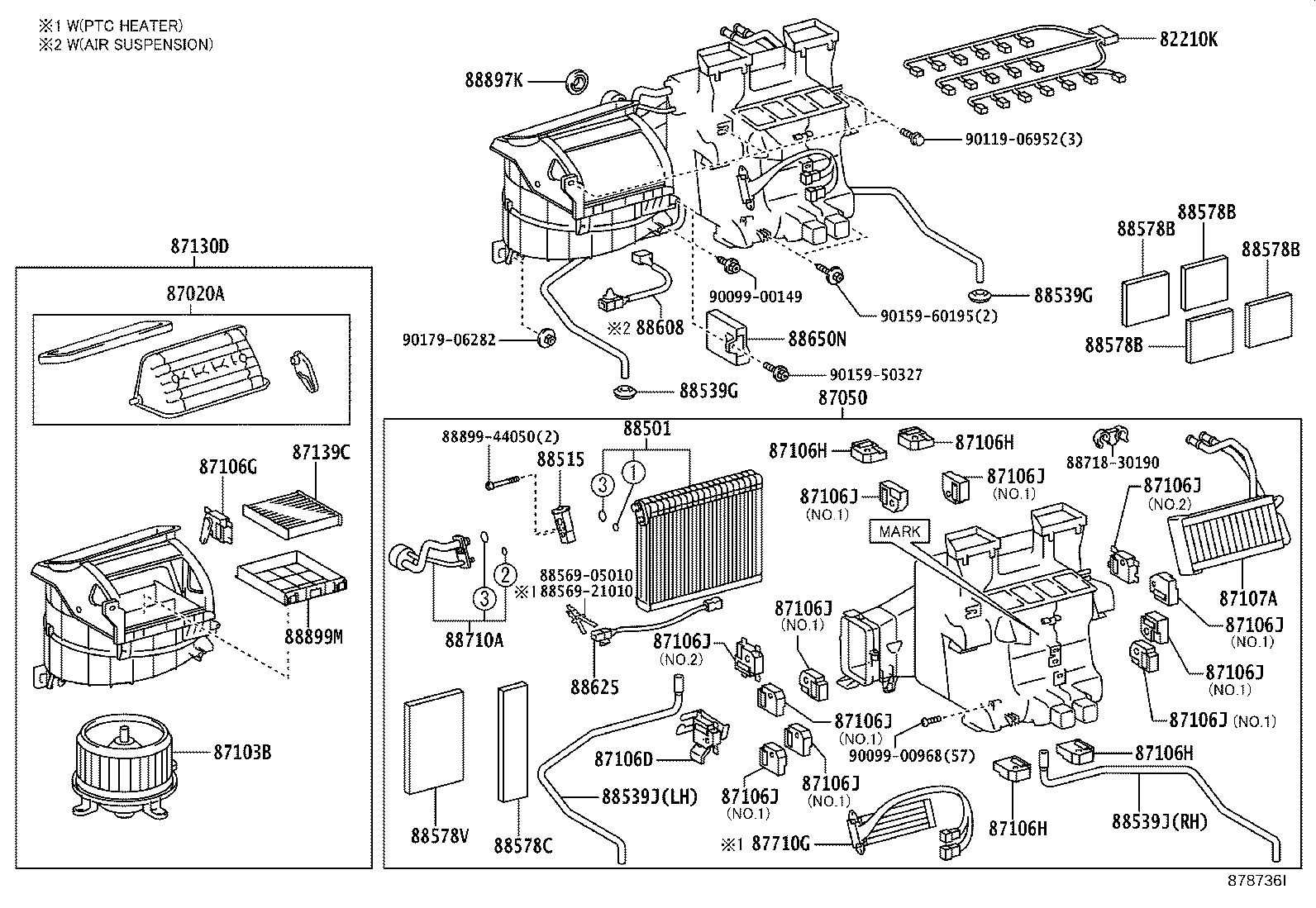 88515-50200 VALVE, REAR COOLING UNIT EXPANSION product image