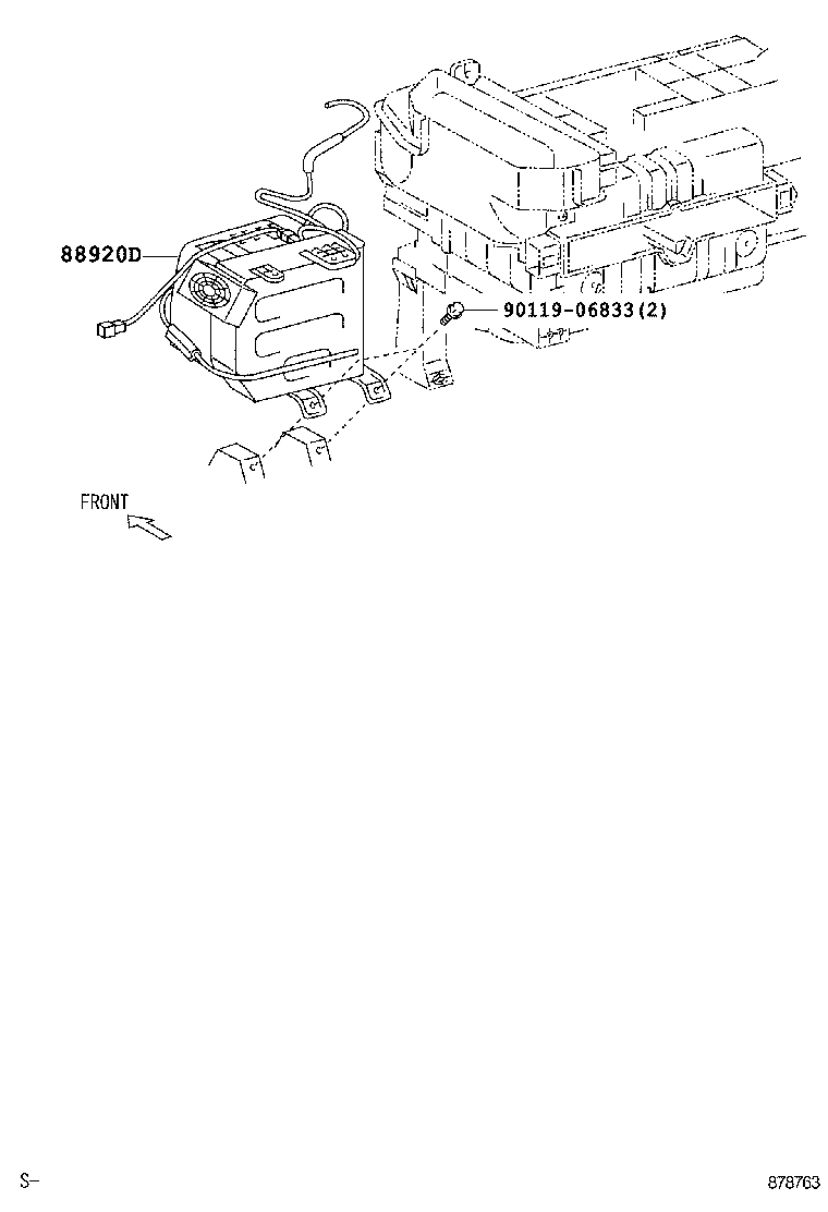 82212-50060 HARNESS SUB-ASSY, AIR PURIFIER product image