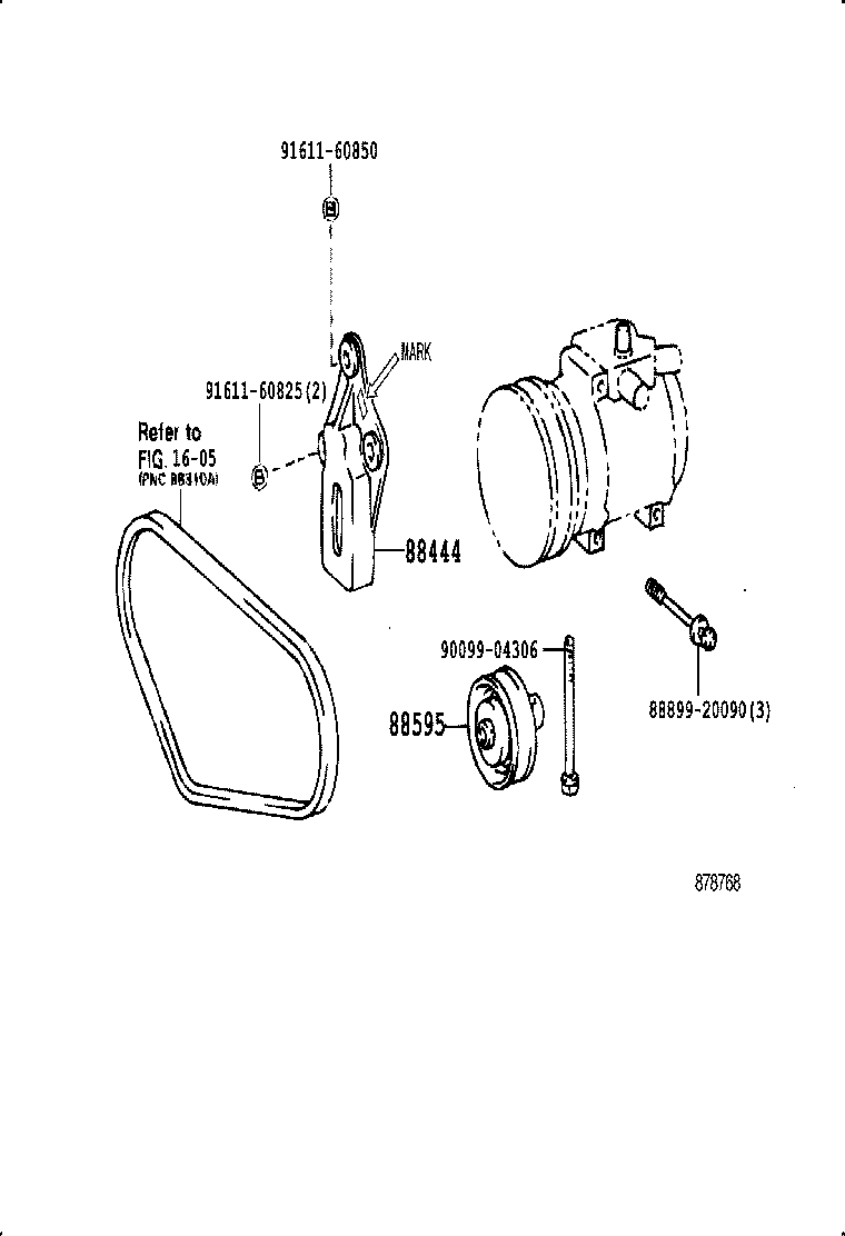 88320-28031 COMPRESSOR ASSY, COOLER product image