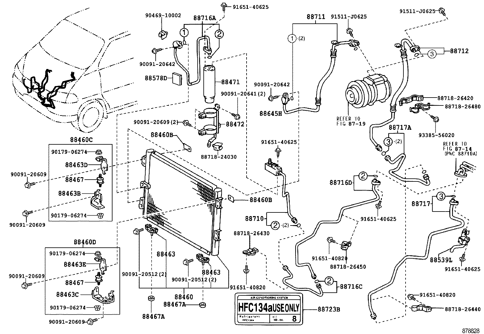 88470-26230 TANK, RECEIVER AIR CONDITIONER product image