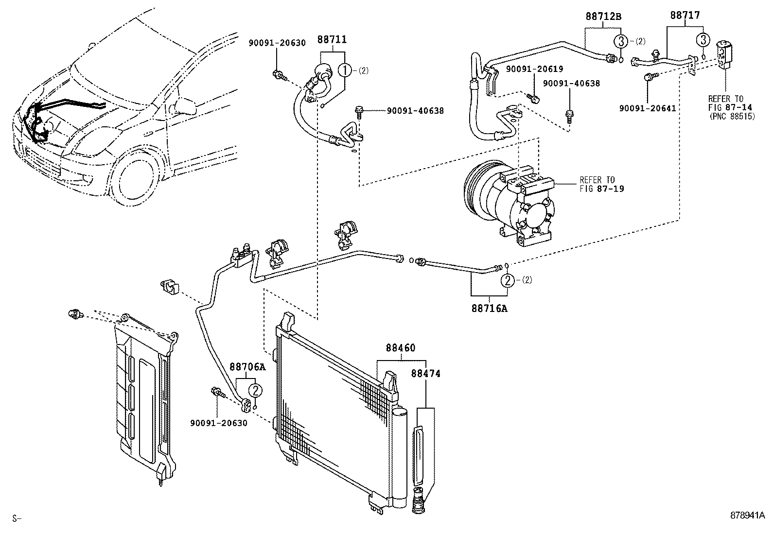 88460-0D080 CONDENSER ASSY, COOLER product image