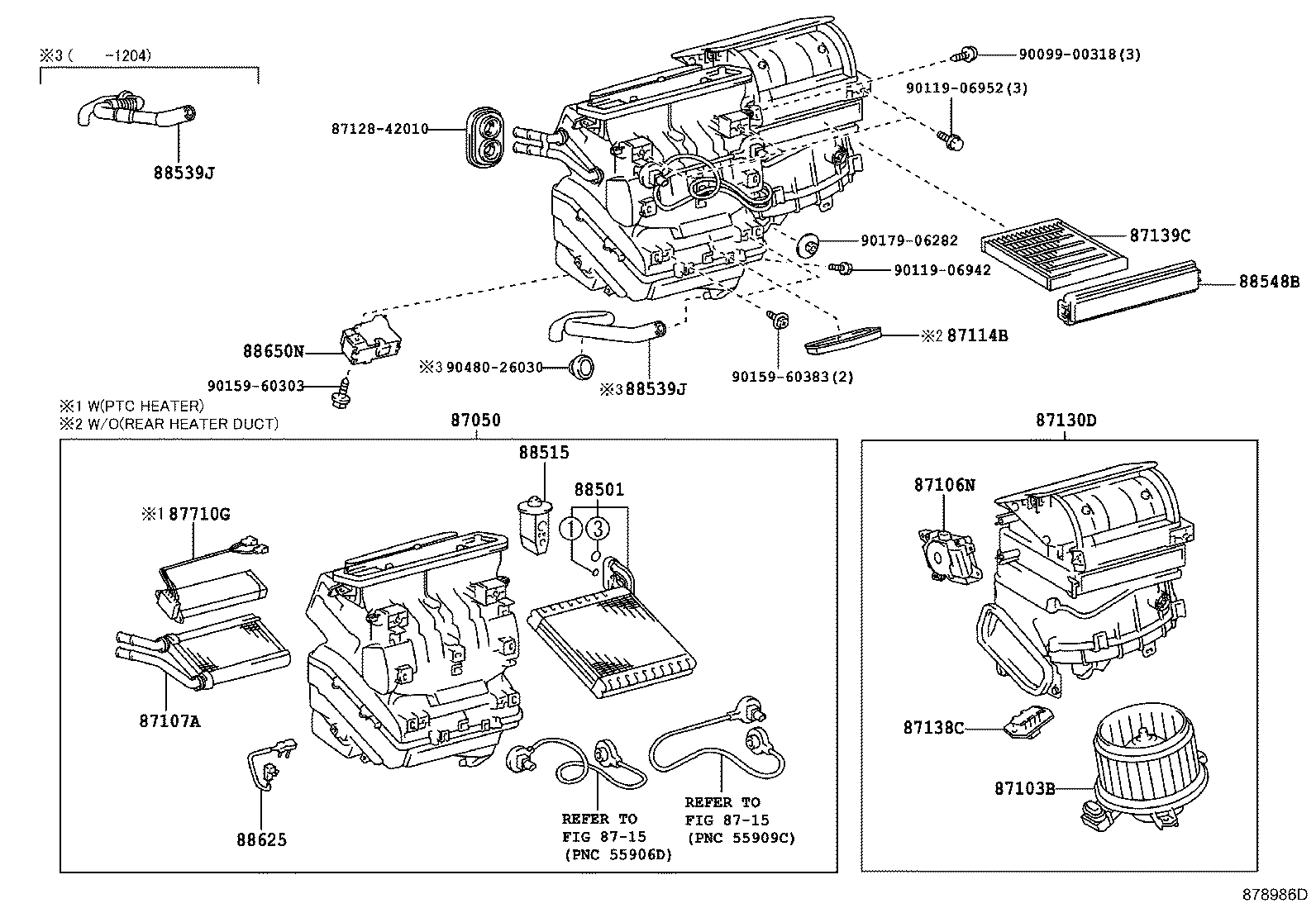 87103-42101 MOTOR SUB-ASSY, BLOWER W/FAN product image